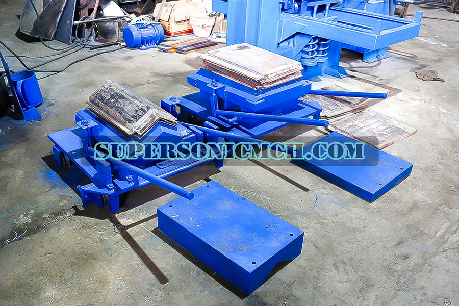 Mesin genteng beton, mesin genteng beton hidrolik, mesin genteng press Super Sonic Machinery WA: +62.811313603