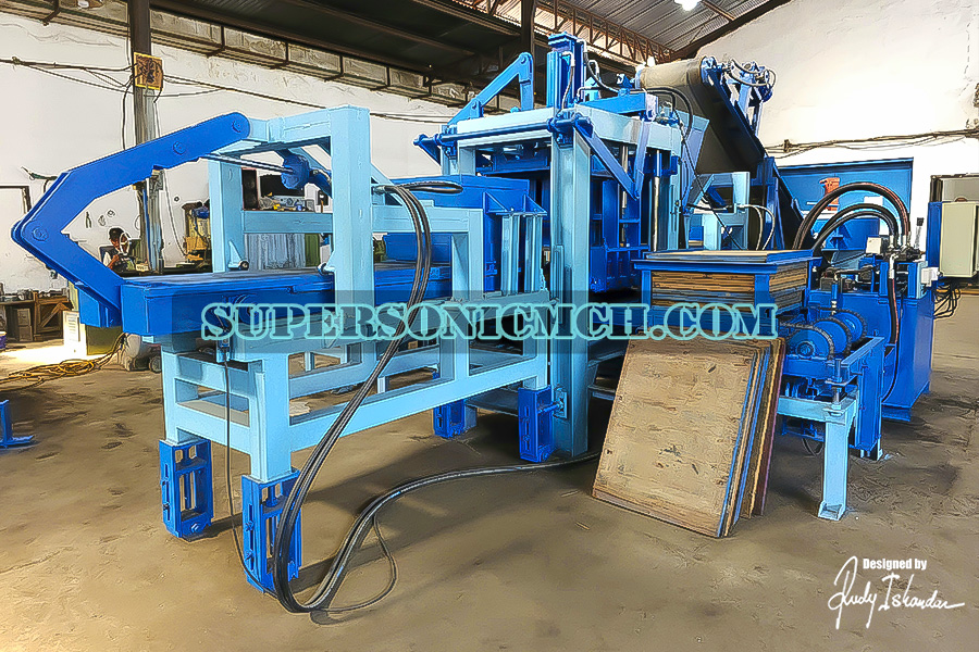 Mesin Paving dan Mesin Batako dan Mesin Kanstin , Super Sonic Machinery WA: +62.811313603
