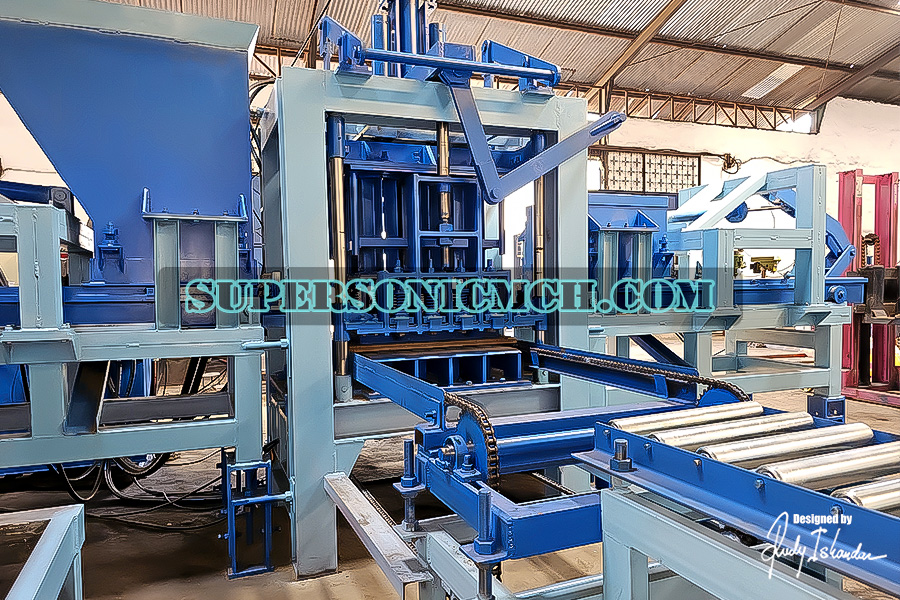 Mesin Paving dan Mesin Batako dan Mesin Kanstin , Super Sonic Machinery WA: +62.811313603