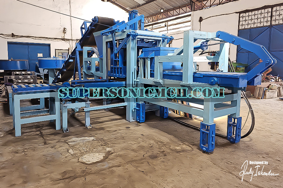 Mesin Paving dan Mesin Batako dan Mesin Kanstin , Super Sonic Machinery WA: +62.811313603