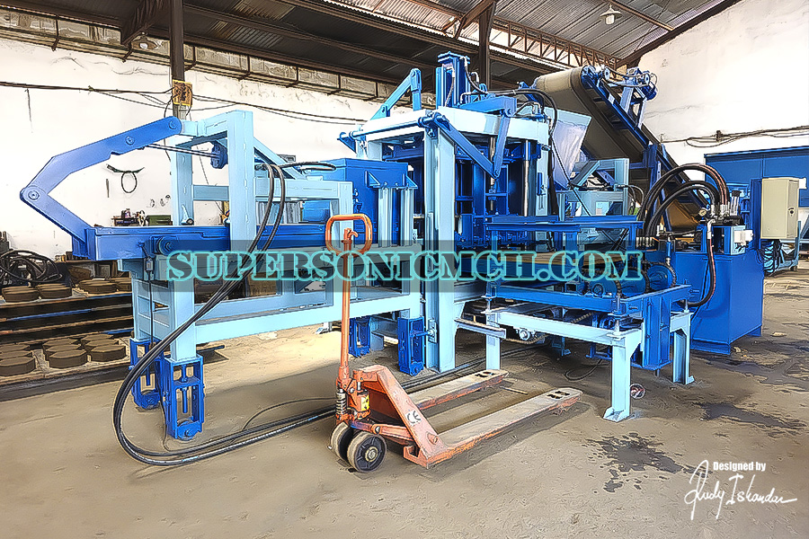 Mesin Paving dan Mesin Batako dan Mesin Kanstin , Super Sonic Machinery WA: +62.811313603