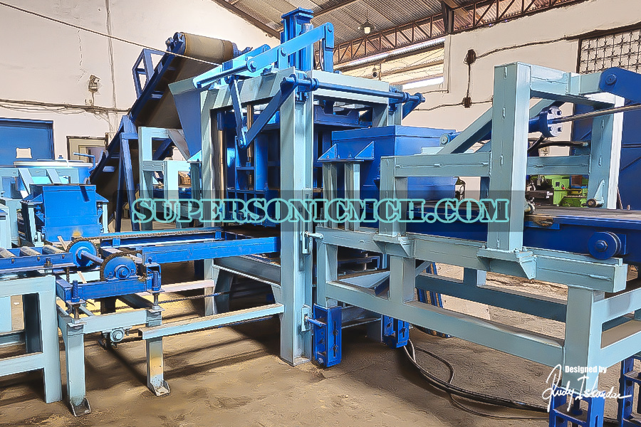 Mesin Paving dan Mesin Batako dan Mesin Kanstin , Super Sonic Machinery WA: +62.811313603