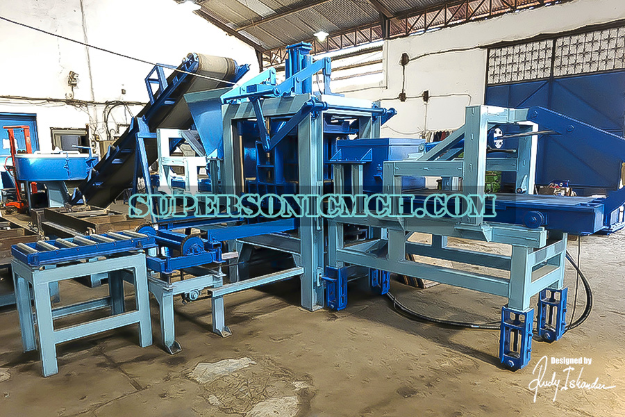 Mesin Paving dan Mesin Batako dan Mesin Kanstin , Super Sonic Machinery WA: +62.811313603