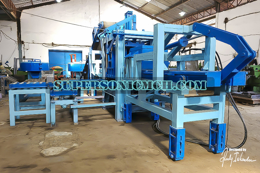 Mesin Paving dan Mesin Batako dan Mesin Kanstin , Super Sonic Machinery WA: +62.811313603