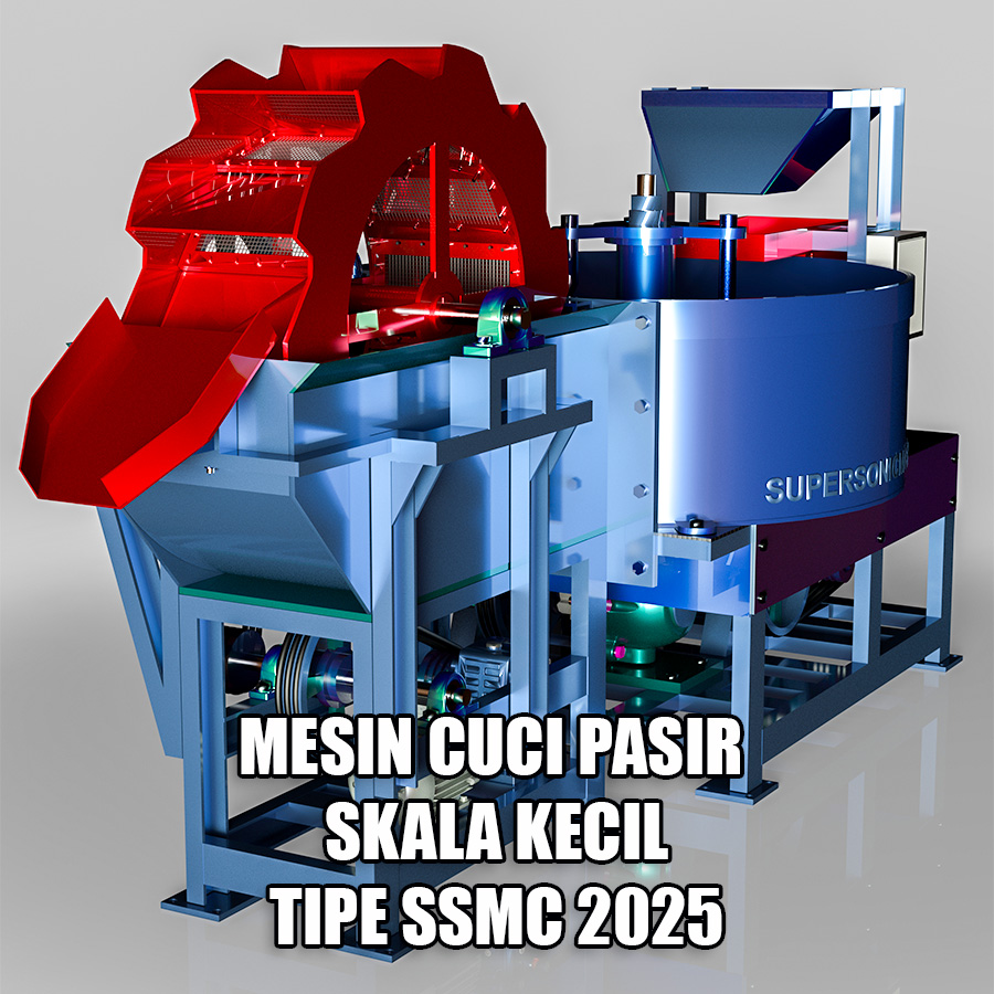 Mesin Cuci Pasir Sand washer Super Sonic Machinery WA: +62.811313603