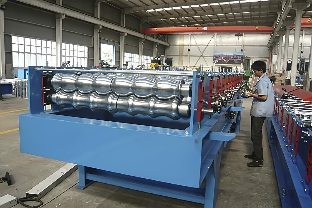 MESIN GENTENG METAL MESIN SPANDEK